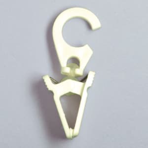 Haken mit Klammern, PL weiß