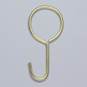 S-Haken 696 Metall, vermessingt per Stk