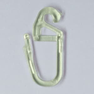 Haken mit Öse 4mm für Plastikringe,