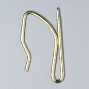 Haken 1522, Eisen vernickelt - 100Stk