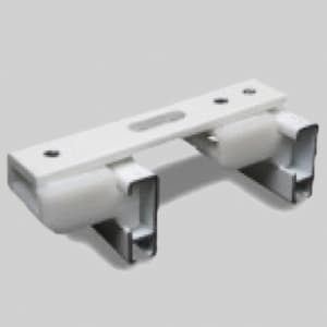 Deckenträger 2-läufig Aluminium roh,