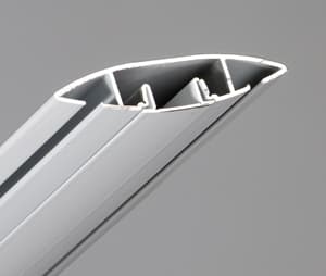 Aufbauschiene OVAL - 2-läufig