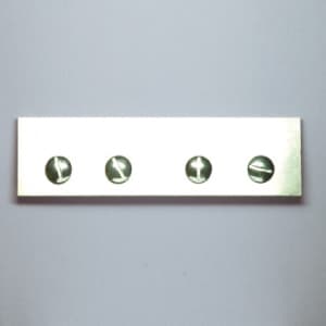 Verbinder für 2519, Aluminium roh,