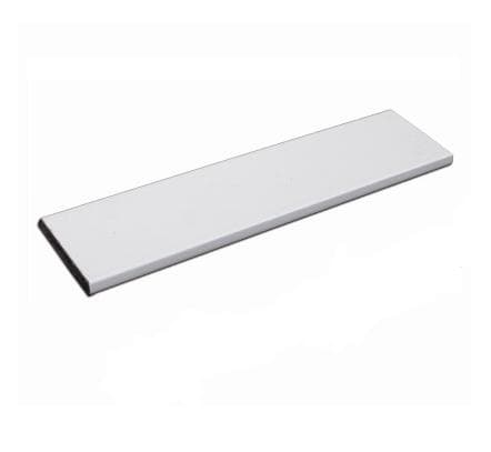 Beschwerungsprofil, 3x25mm Alu weiß