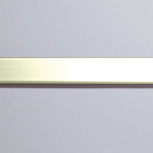Vitragenflachband 12 x 2,5mm | Aluminium eloxiert - 500cm --       NIMM 167411012